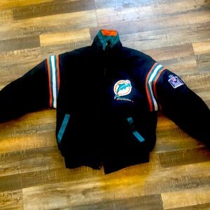 Power line reversible Miami Dolphin jacket